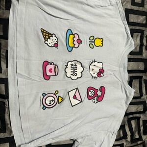 Old Navy Light Blue Graphic T-Shirt